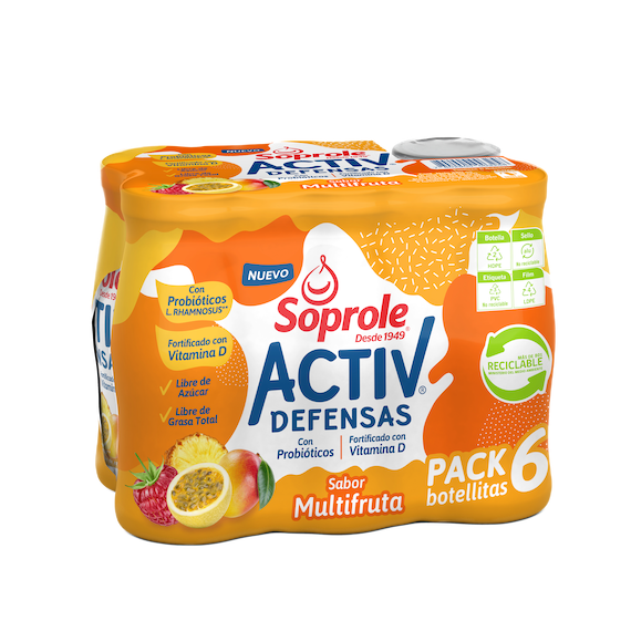 Activ Pack 6 Multifruta 80 ml